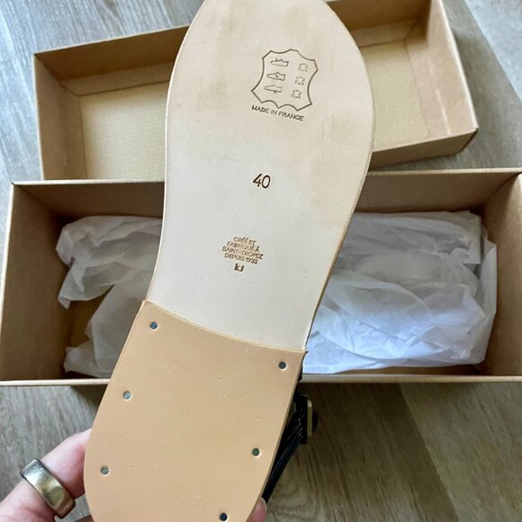 Dôen & K.Jacques Peche Sandal in Noir size 40 - Picture 5 of 5